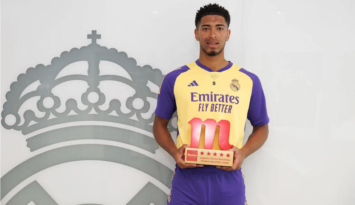 Jude Bellingham fue el mejor jugador del Real Madrid en la temporada 2023-2024.