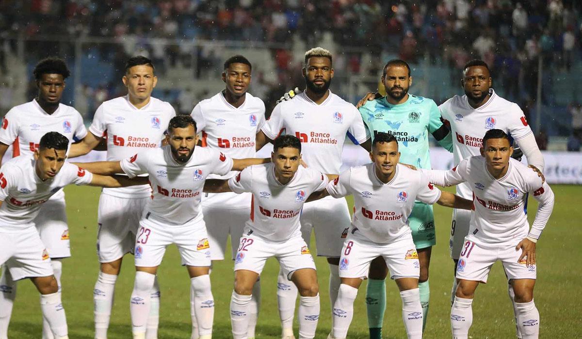 El 11 titular del Olimpia que venció 2-0 al Motagua.