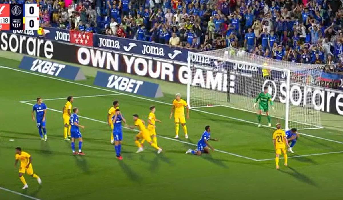 Increíble: Choco Lozano tuvo el triunfo del Getafe ante Barcelona