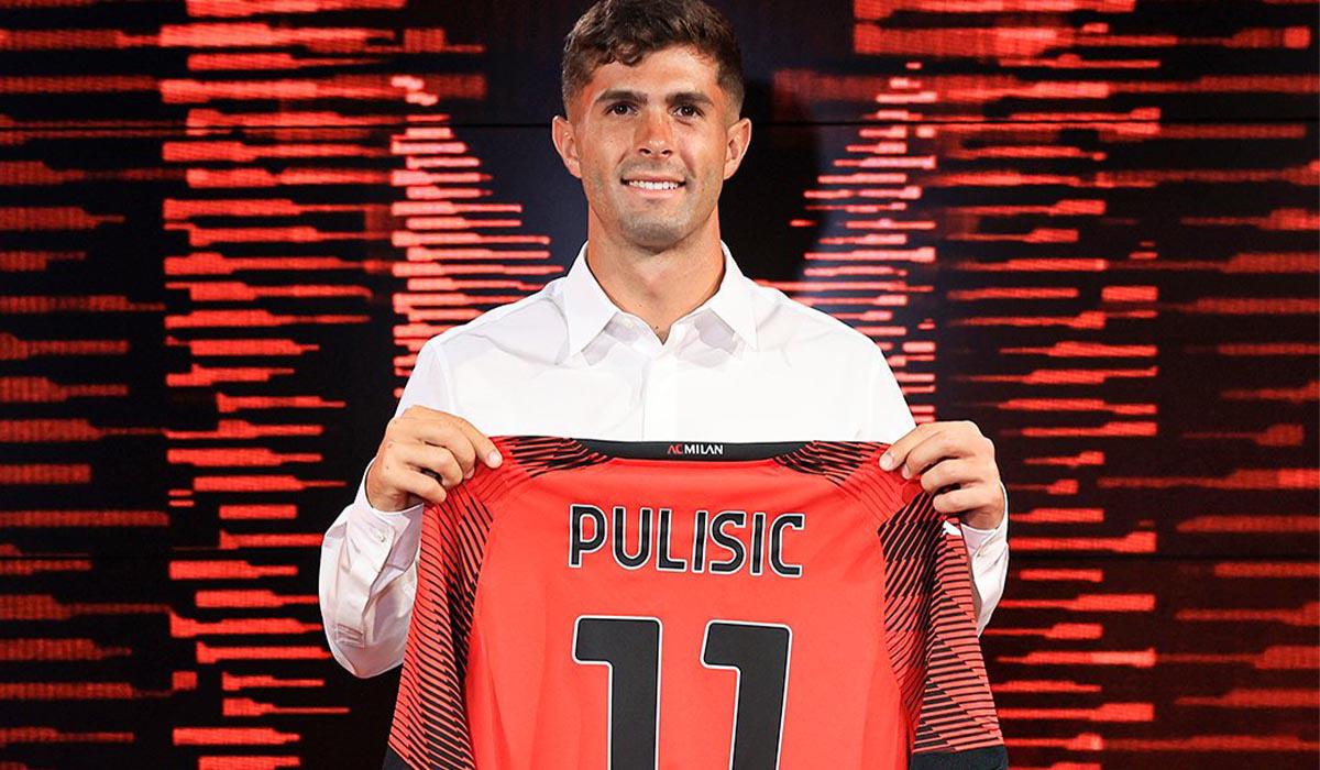 Pulisic utilizará el dorsal 11 en el AC Milan.