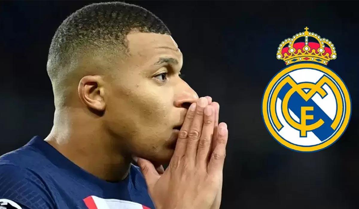 Mbappé es mencionado en la página web del Real Madrid