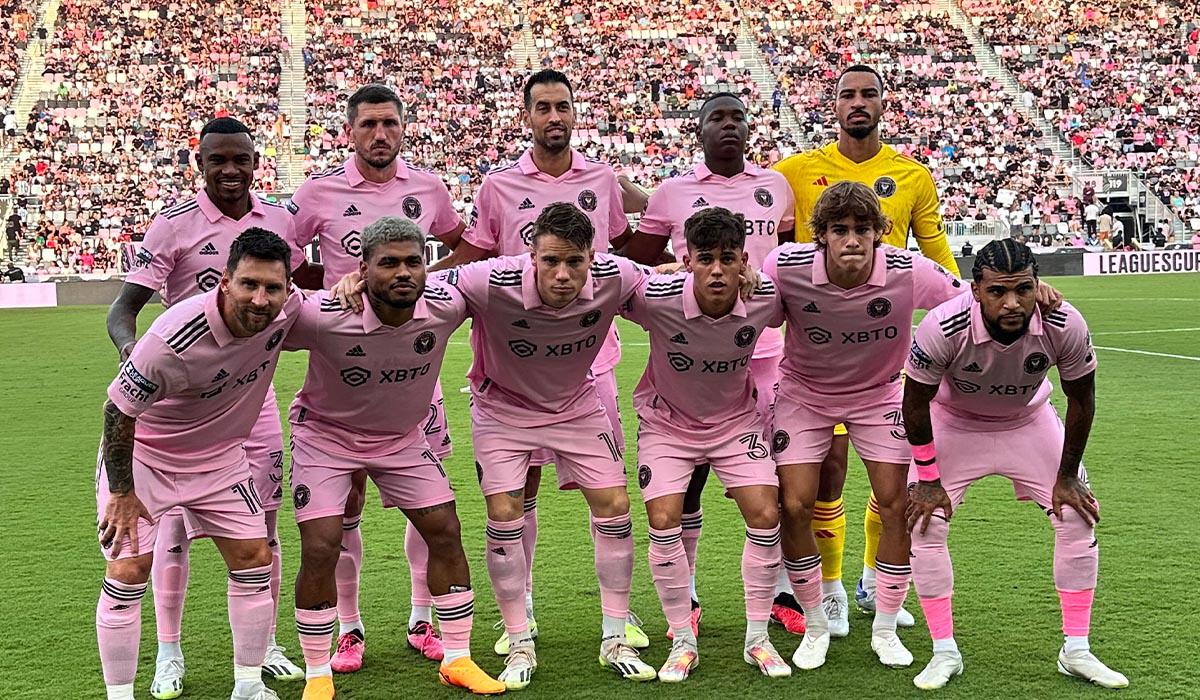 Messi y Busquets fueron titulares por primera vez con el Inter Miami.