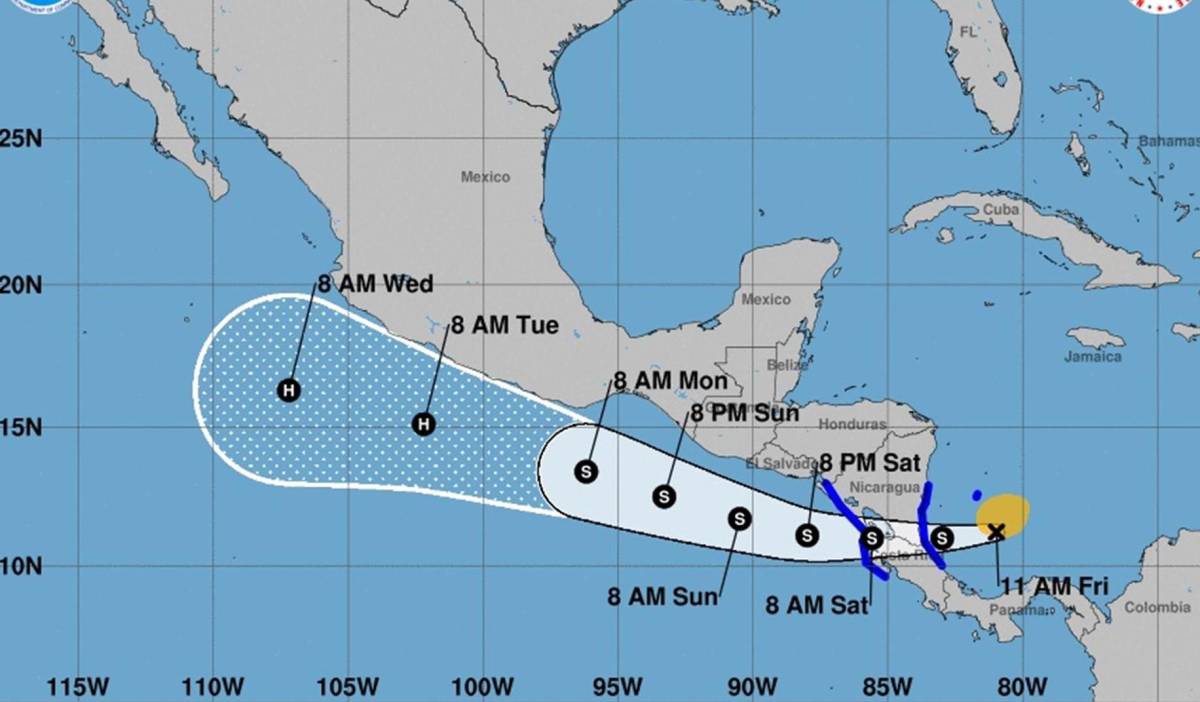 La tormenta tropical “Bonnie” amenaza con inundaciones en Centroamérica