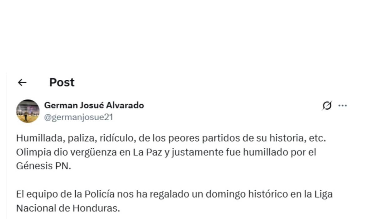 Indignación, sorpresa y señalan al culpable tras vapuleada histórica al Olimpia