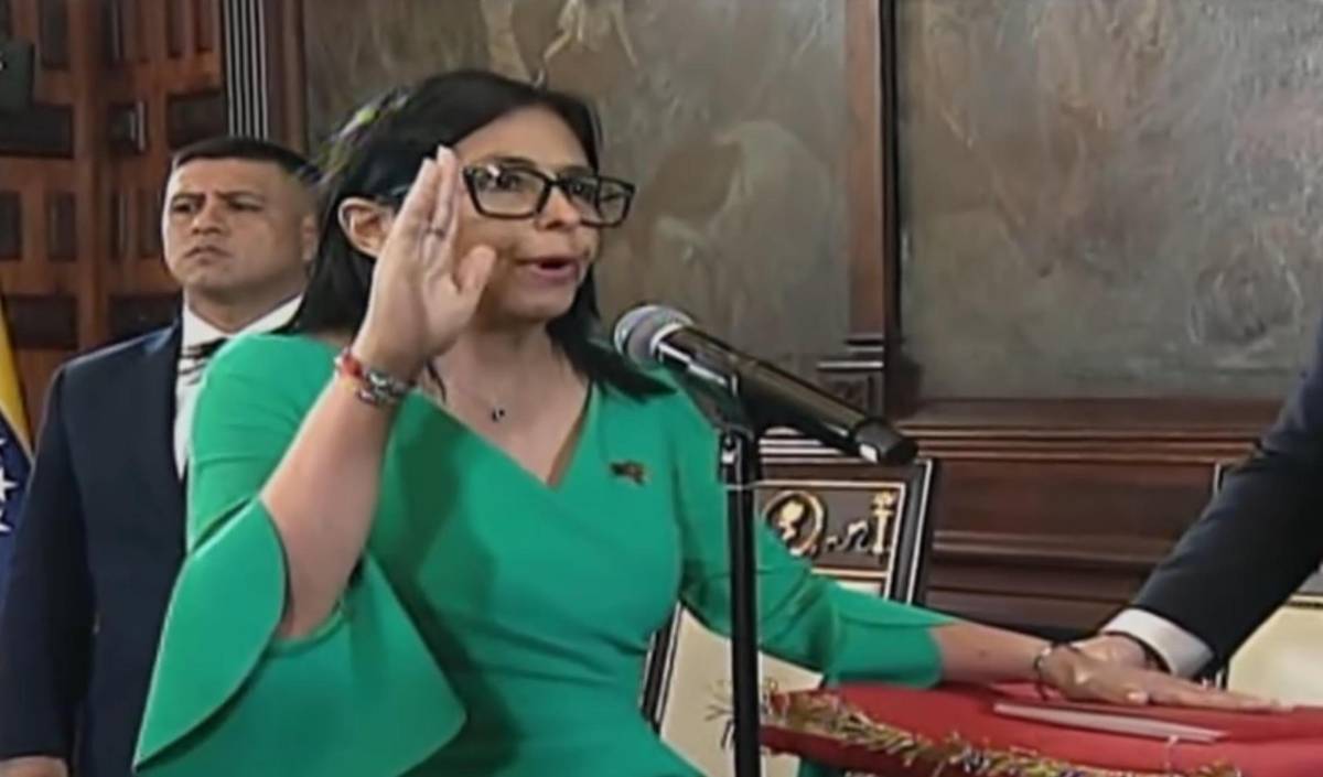Así fue el discurso de Delcy Rodríguez al jurar como presidenta encargada de Venezuela