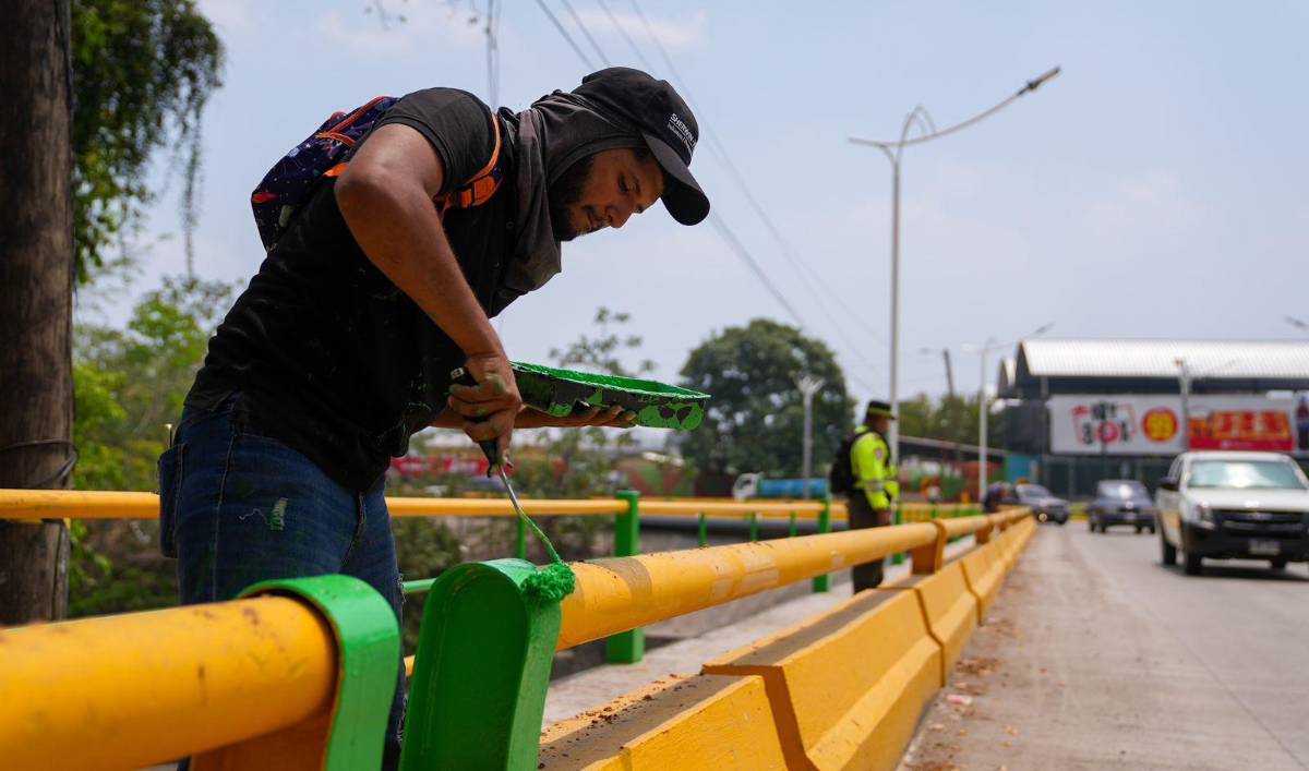 ¿Por qué la municipalidad pinta los puentes de SPS de verde y amarillo?