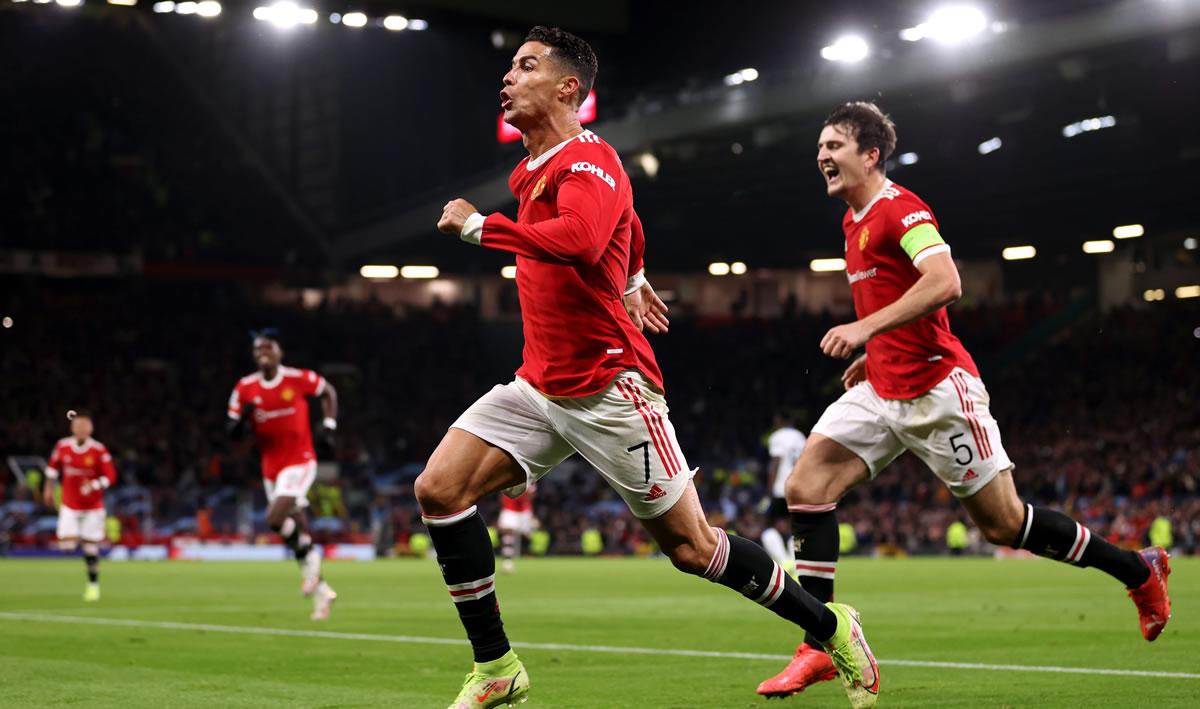 Cristiano Ronaldo marcó el gol de la remontada ante Atalanta en la Champions.