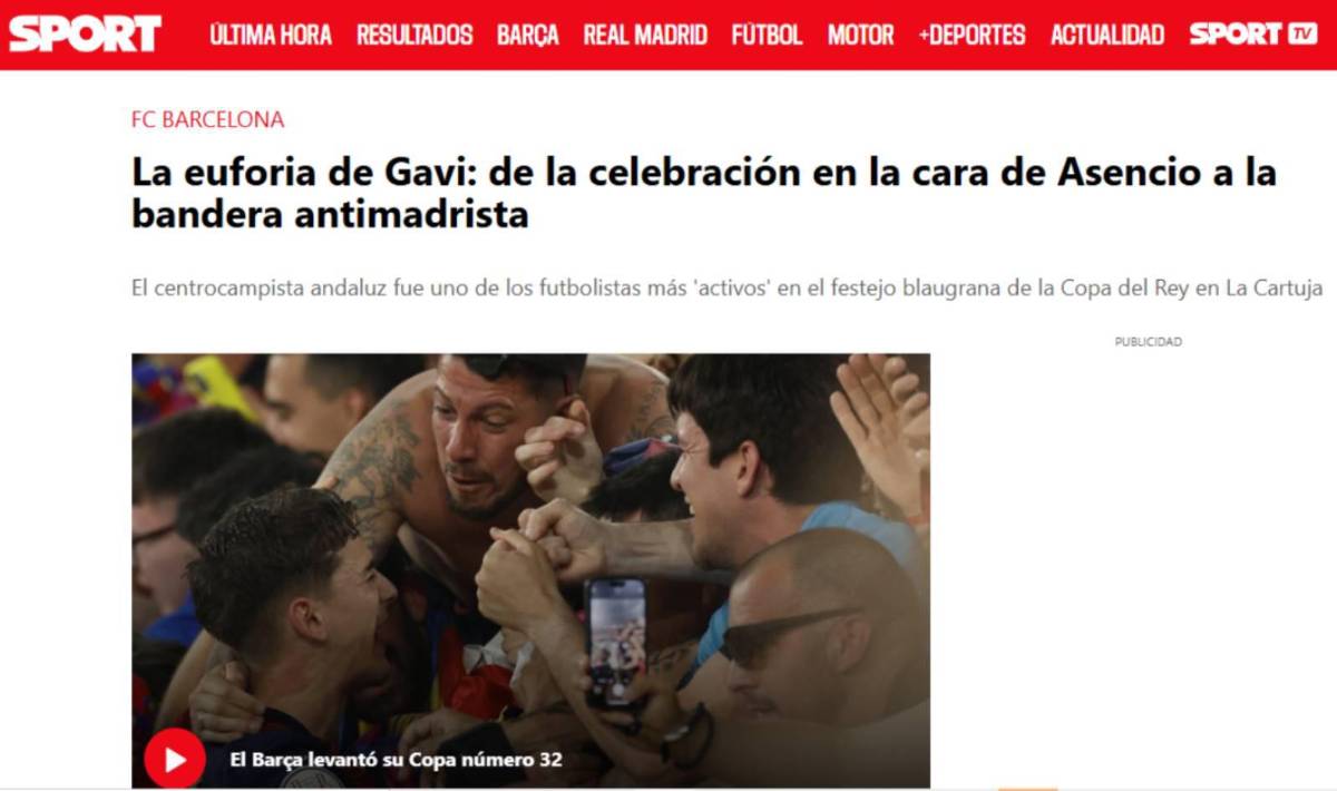 Copa del Rey: Indignación tras descubrir lo que Gavi hizo con Asencio