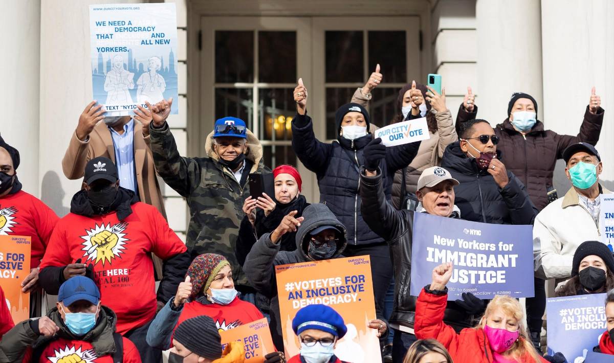 Residentes con permiso de residencia o trabajo podrán votar en Nueva York