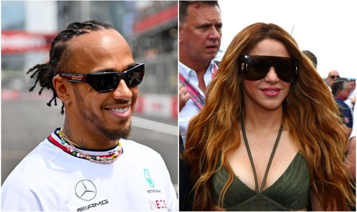 Así disfrutaron Shakira y Lewis Hamilton de un paseo en bote