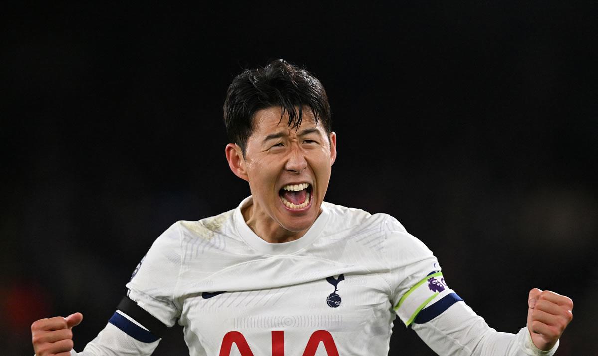 El coreano Heung-Min Son marcó el segundo gol del Tottenham para ganar de visita al Crystal Palace en la Premier League.