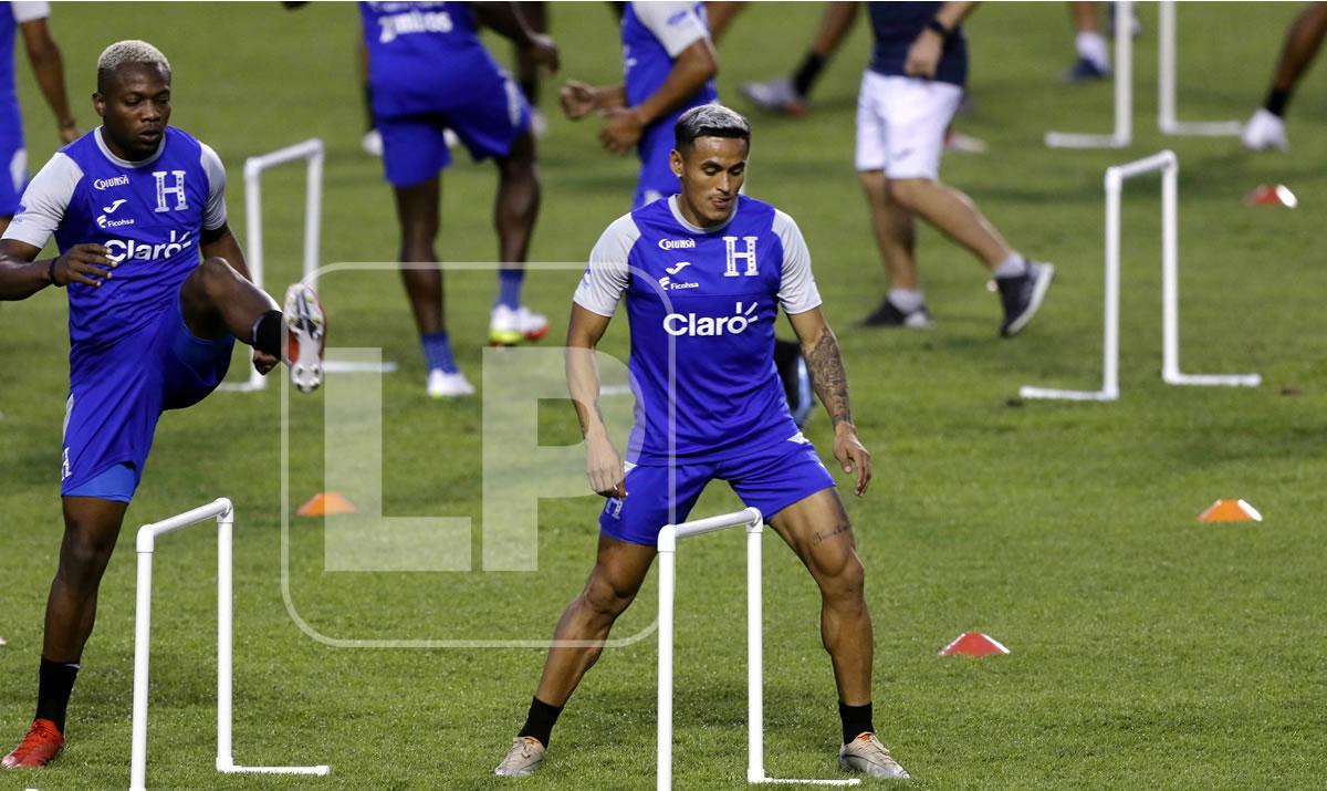 Andy Najar durante el entrenamiento.