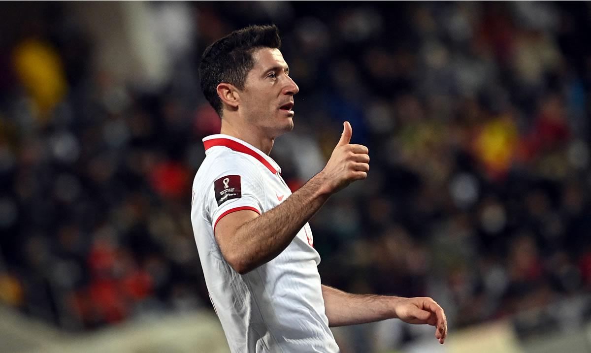 Lewandowski fue la figura de Polonia en el triunfo contra Andorra.