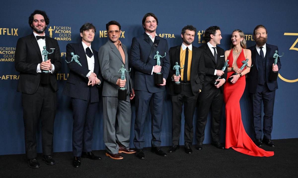 “Oppenheimer” gana el máximo galardón en los SAG Awards