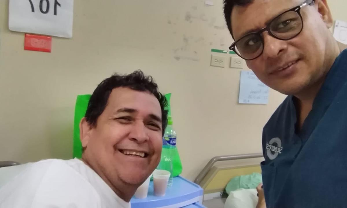 Nahún Espinoza se encuentra estable en el Instituto Hondureño de Seguridad Social (IHSS) y esperando el alta médica.