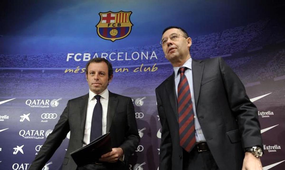 Sandro Rosell y Josep Maria Bartomeu, expresidentes del Barcelona, también fueron imputados.