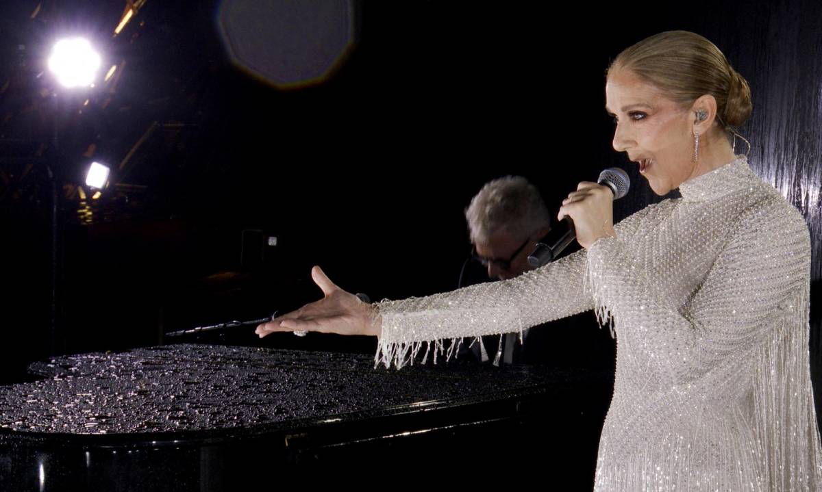 Céline Dion con espectacular show en su regreso.
