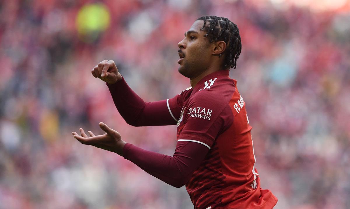 Serge Gnabry abrió el camino de la victoria del Bayern Múnich.