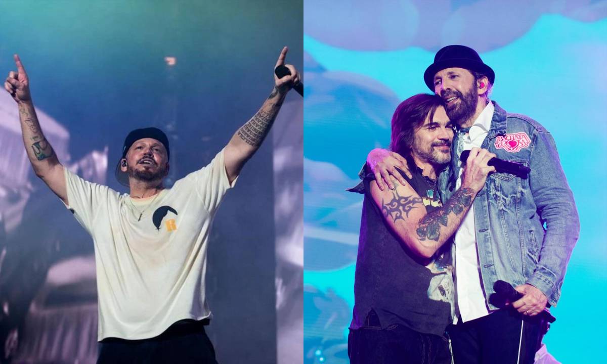 Residente, Juanes y Juan Luis Guerra, juntos en explosivo concierto