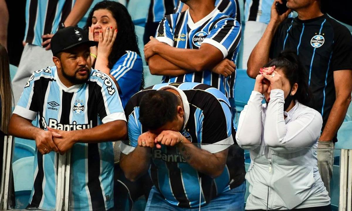 El sufrimiento de los aficionados del Gremio.