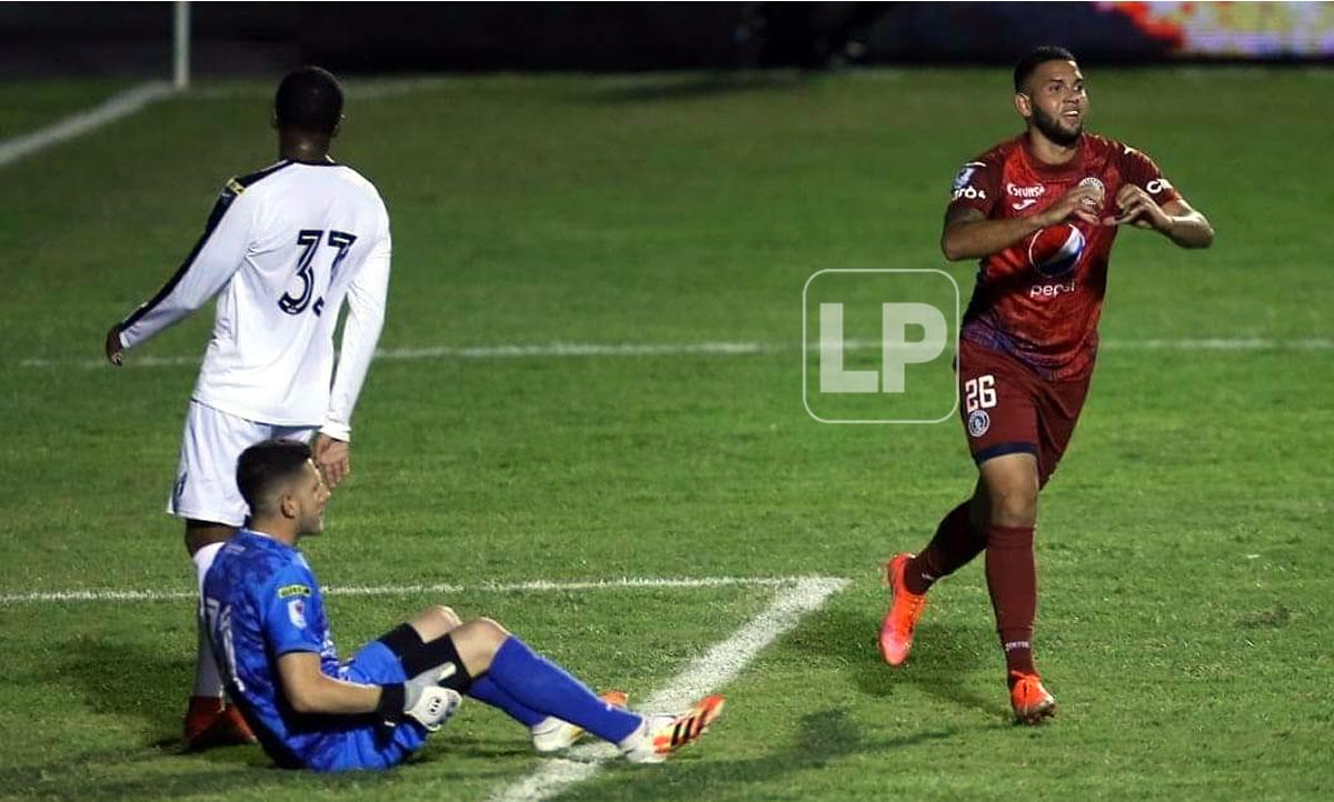 Josué Villafranca marcó el gol de la victoria del Motagua ante Honduras Progreso.