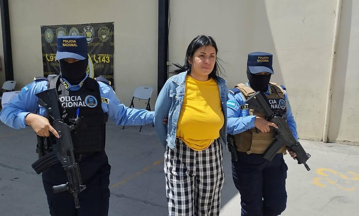 Capturan a La Fabi mientras cobraba extorsión en Tegucigalpa