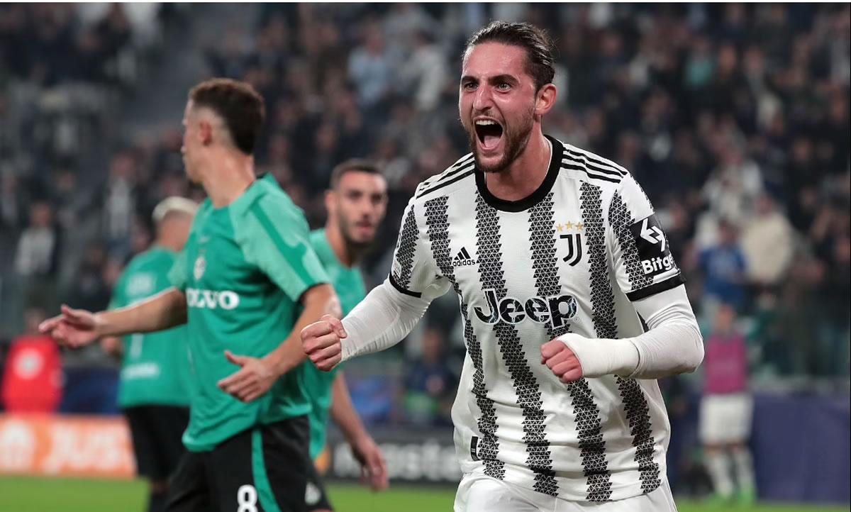 Adrien Rabiot fue figura con dos goles para el triunfo de la Juventus ante Maccabi Haifa.