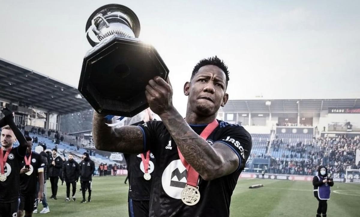 Romell Quioto disputó cuatro temporadas con los colores del Montreal, club con el que ganó una Copa Canadiense en el 2022.