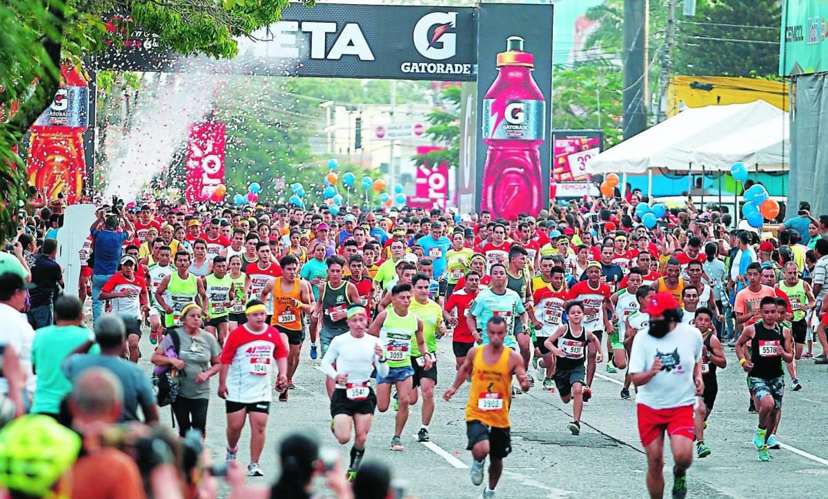 Maratón LA PRENSA, una imagen que enaltece a San Pedro Sula