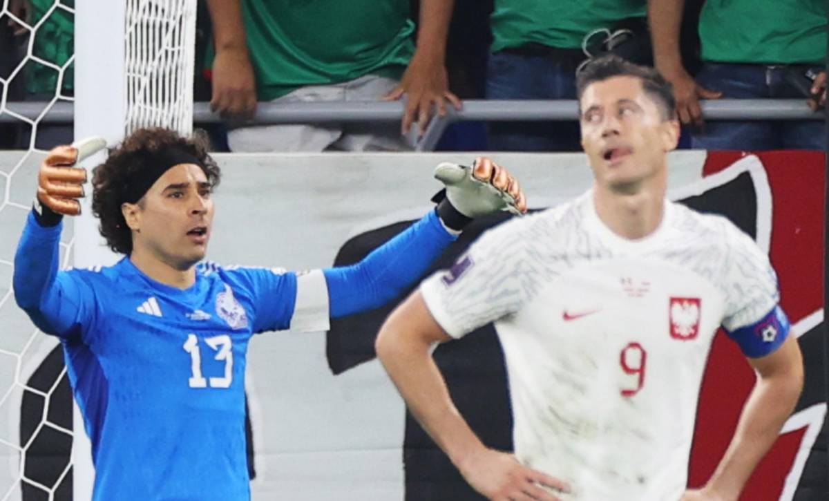 Así fueron captados Lewandowsi y Memo Ochoa