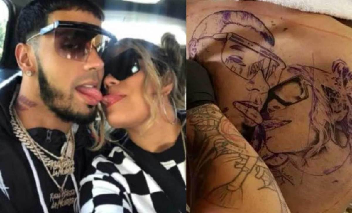 Este es el tatuaje que Anuel se realizó en honor a su ex Karol G.