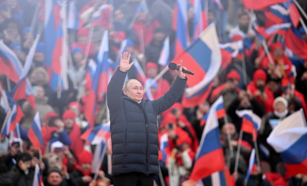 ”¡Por un mundo sin nazismo!” Vladimir Putin presume la unidad de los rusos