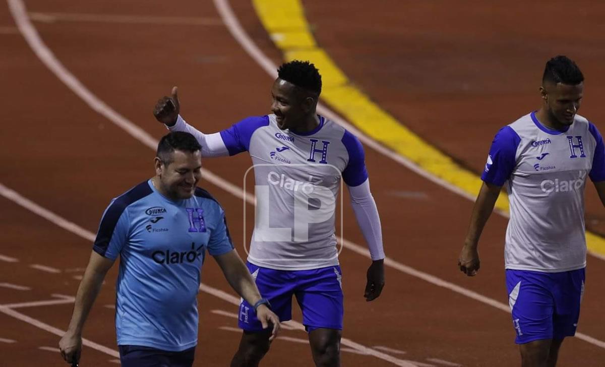 Romell Quioto el domingo únicamente hizo trabajo diferenciado.