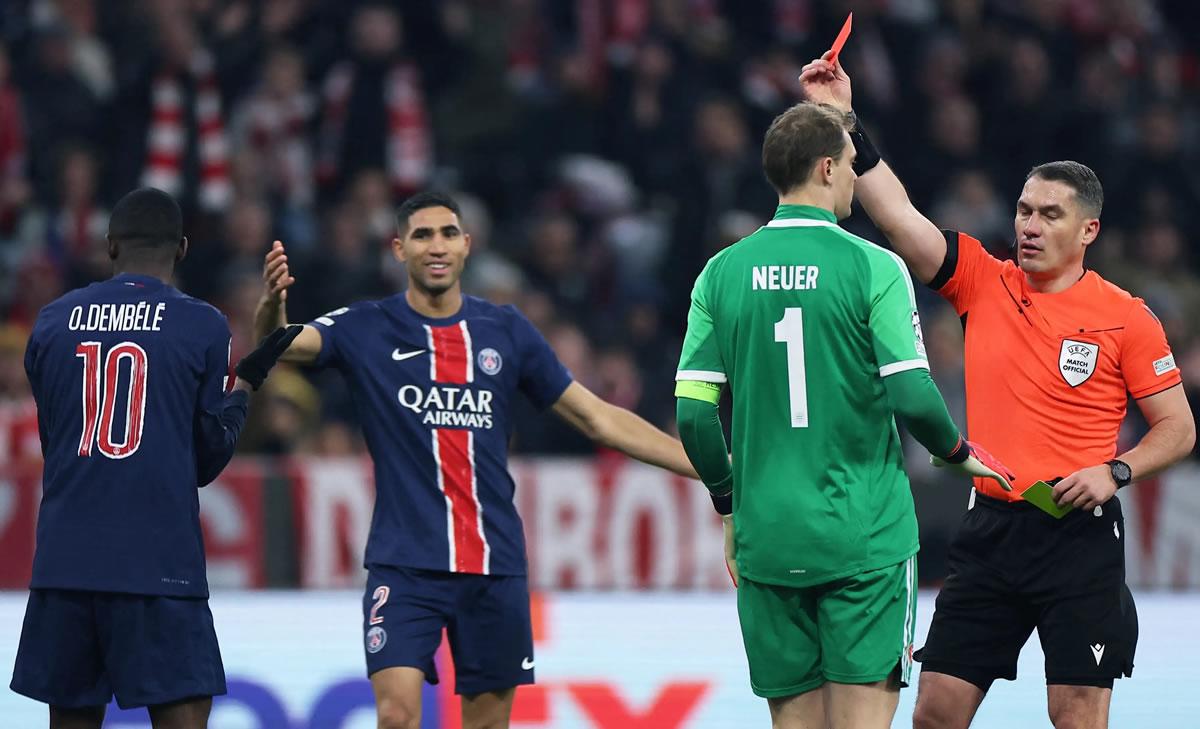 Ousmane Dembélé dejó con 10 hombres al PSG.
