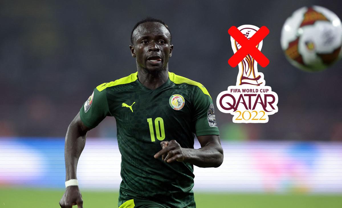 Oficial: Sadio Mané se pierde definitivamente el Mundial de Qatar 2022