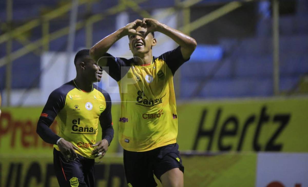 Marco Aceituno de 18 años de edad anotó su primer gol en Liga Nacional y hoy ha sido convocado a la Selección de Honduras.