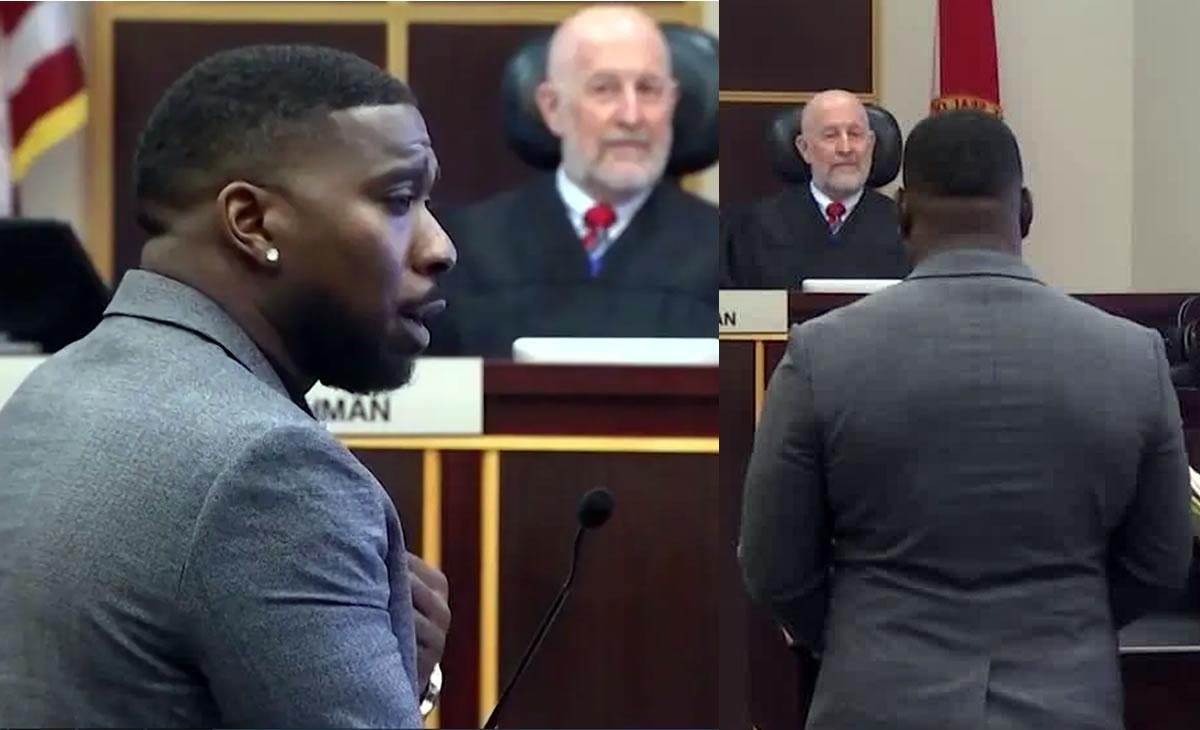 Zac Stacy fue condenado a pasar solo seis meses en prisión tras golpear a su expareja Kristi Evans.