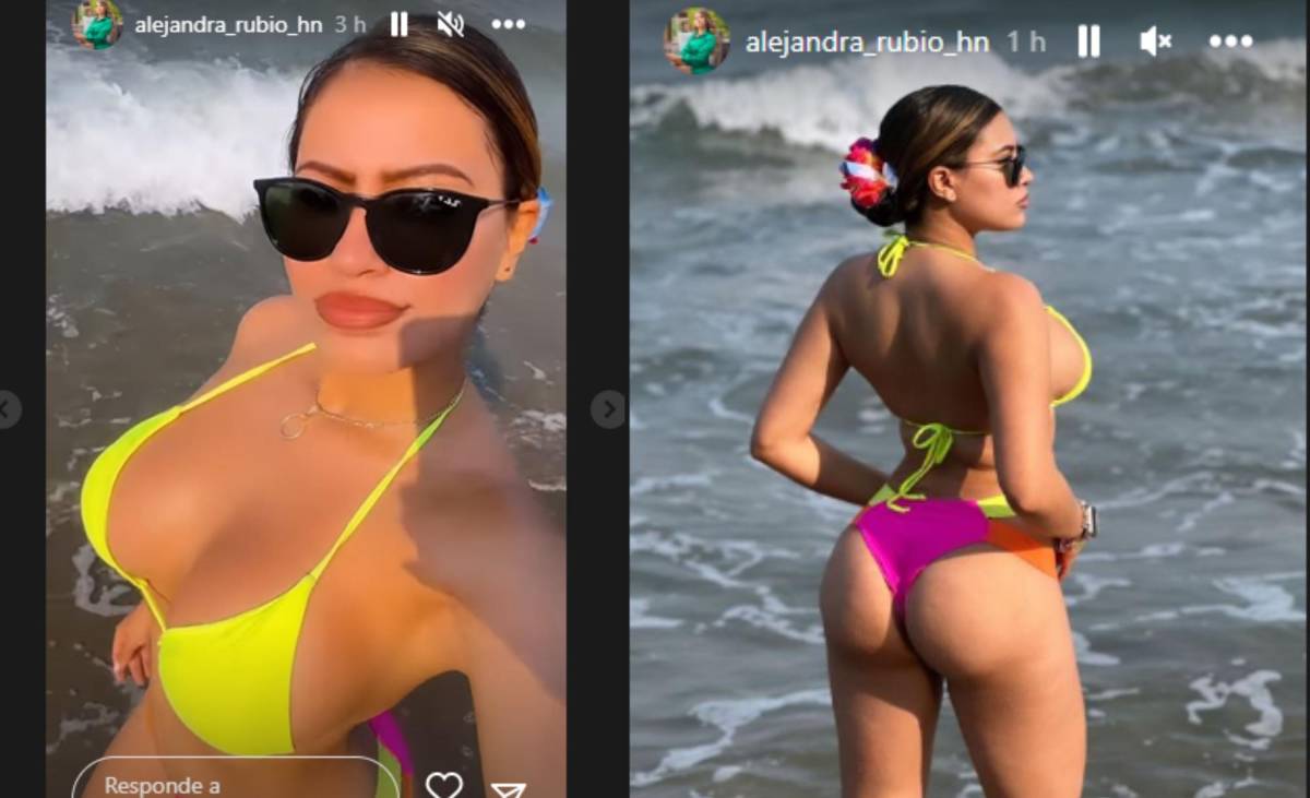 Alejandra Rubio y su bikinazo de infarto en las playas de Tela