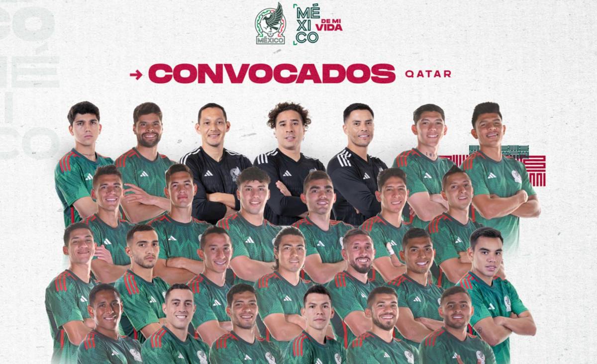 Varias sorpresas: México anuncia su lista definitiva para el Mundial de Qatar 2022