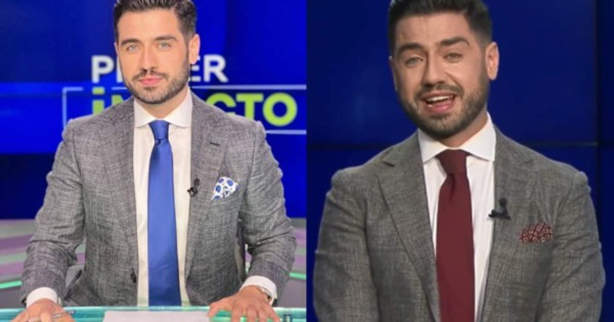 'Extraño a mamá' Borja Voces llora en un vivo del noticiero Primer Impacto
