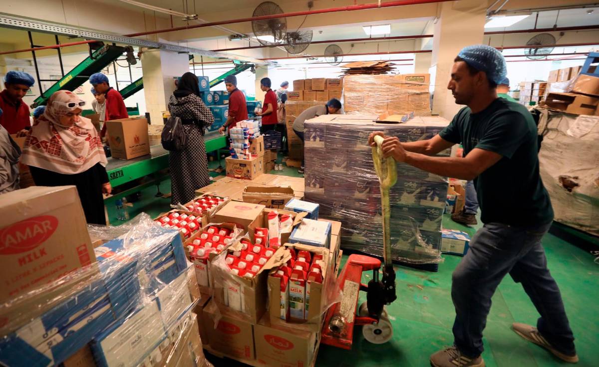 USA envía tres aviones militares con ayuda para Gaza