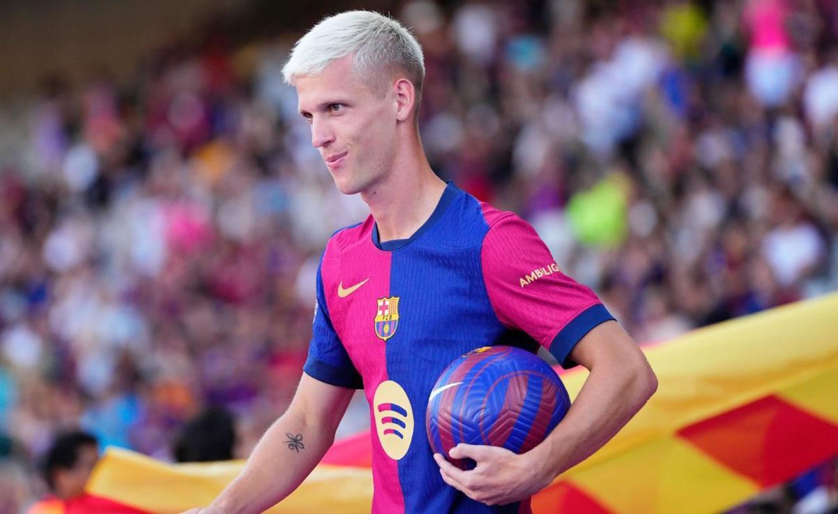Dani Olmo tendrá que seguir esperando para debutar con el Barcelona.