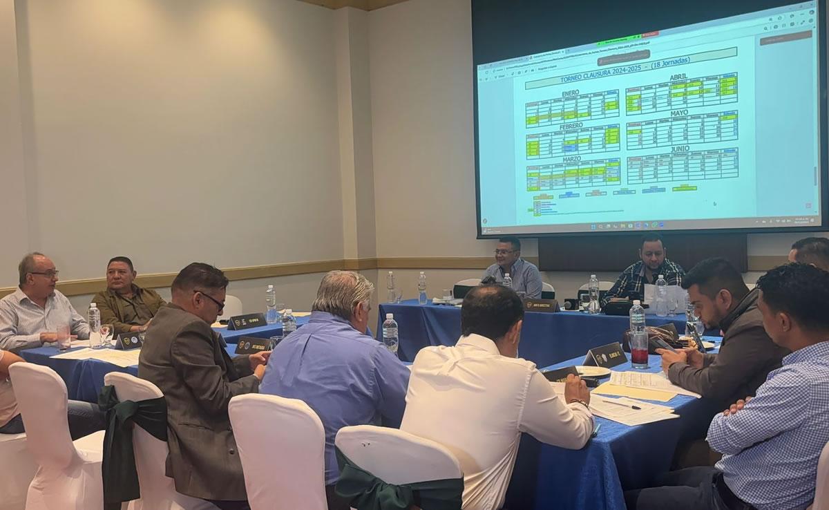 Los dirigentes de los equipos de la Liga Nacional se reunieron para definir el calendario del Torneo Clausura 2025.