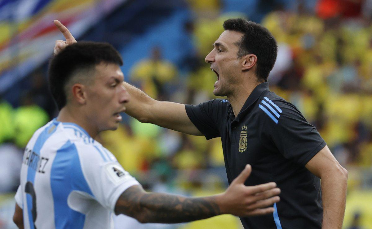 Scaloni y su fuerte comentario tras derrota de Argentina ante Colombia