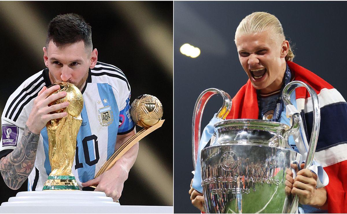 Lionel Messi, por su conquista del Mundial 2022 en Qatar, y Erling Haaland, ganador del triplete con el Manchester City, son los dos grandes favoritos al Balón de Oro 2023.