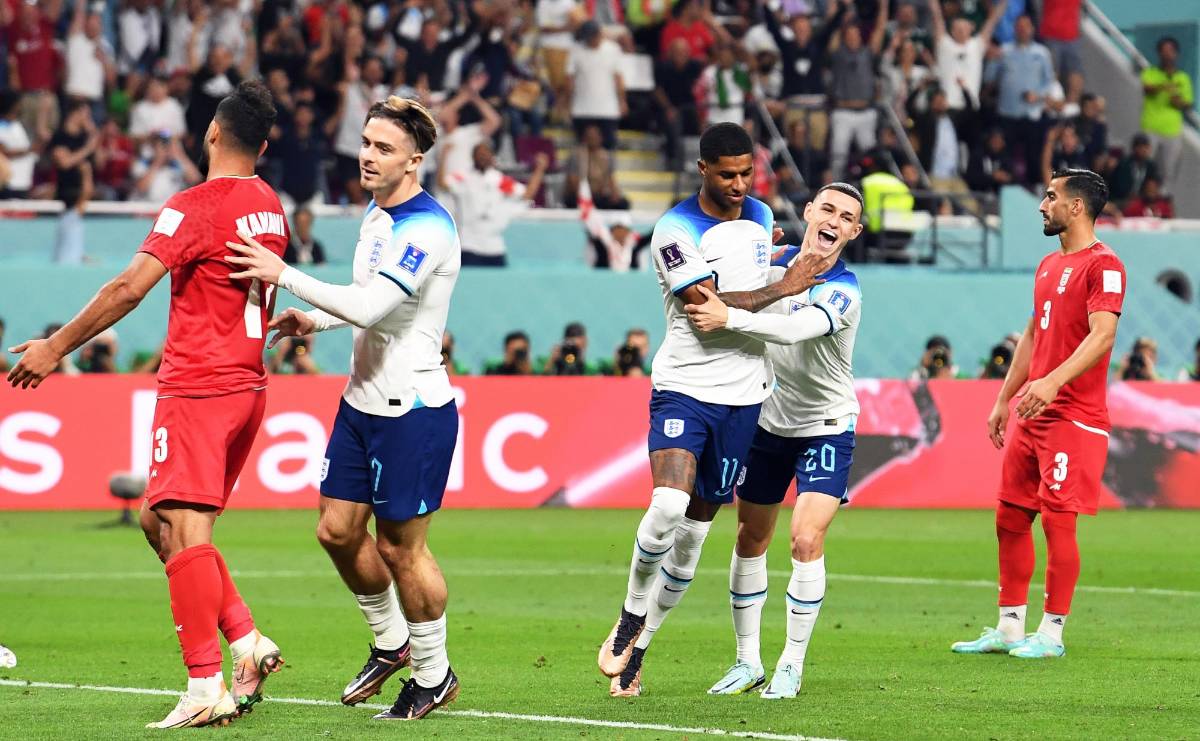 ¡Inglaterra se da festín y le propina paliza de escándalo a Irán por el Mundial de Qatar!