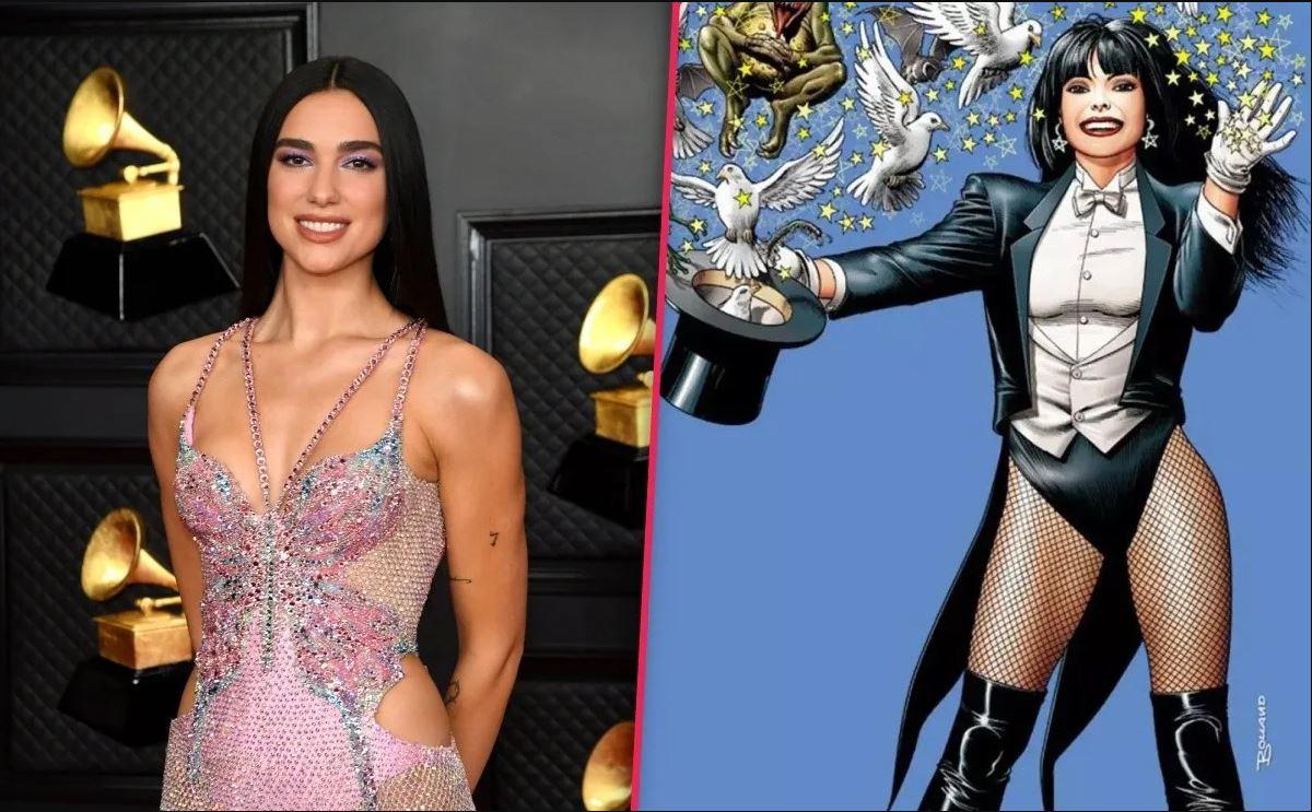 Zatanna, es el personaje que podría interpretar la británica Dua Lipa.