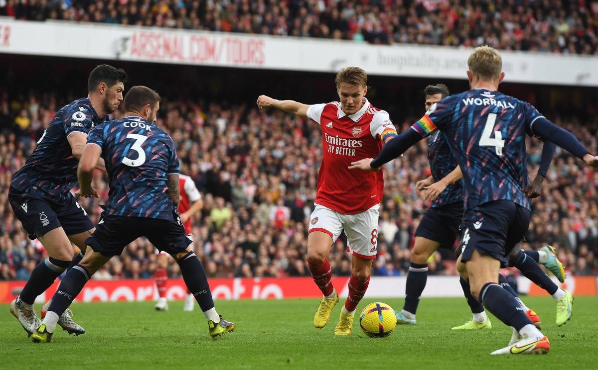 El Arsenal se exhibió en el Emirates tras golear al Nottingham Forest.