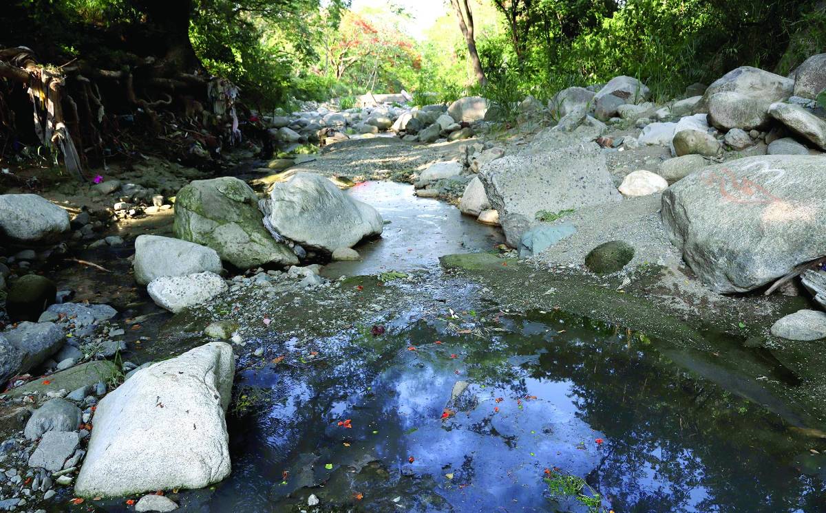 Los ríos que abastecen San Pedro Sula están secos, en su mayoría.