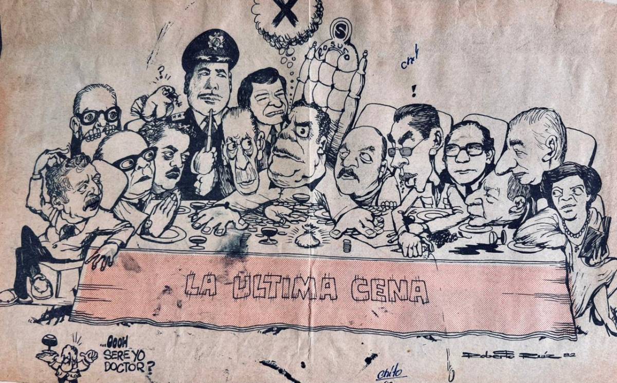 El gabinete de SUAZO Córdova, publicada en Diciembre de 1982